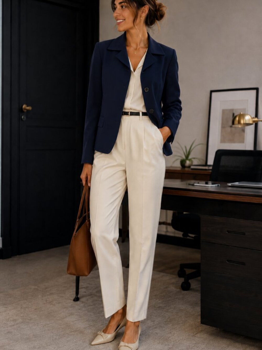 United Colors Of Benetton Women’s Navy Blazer NWT US Size 8